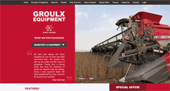 Desktop Screenshot of groulxequipment.com